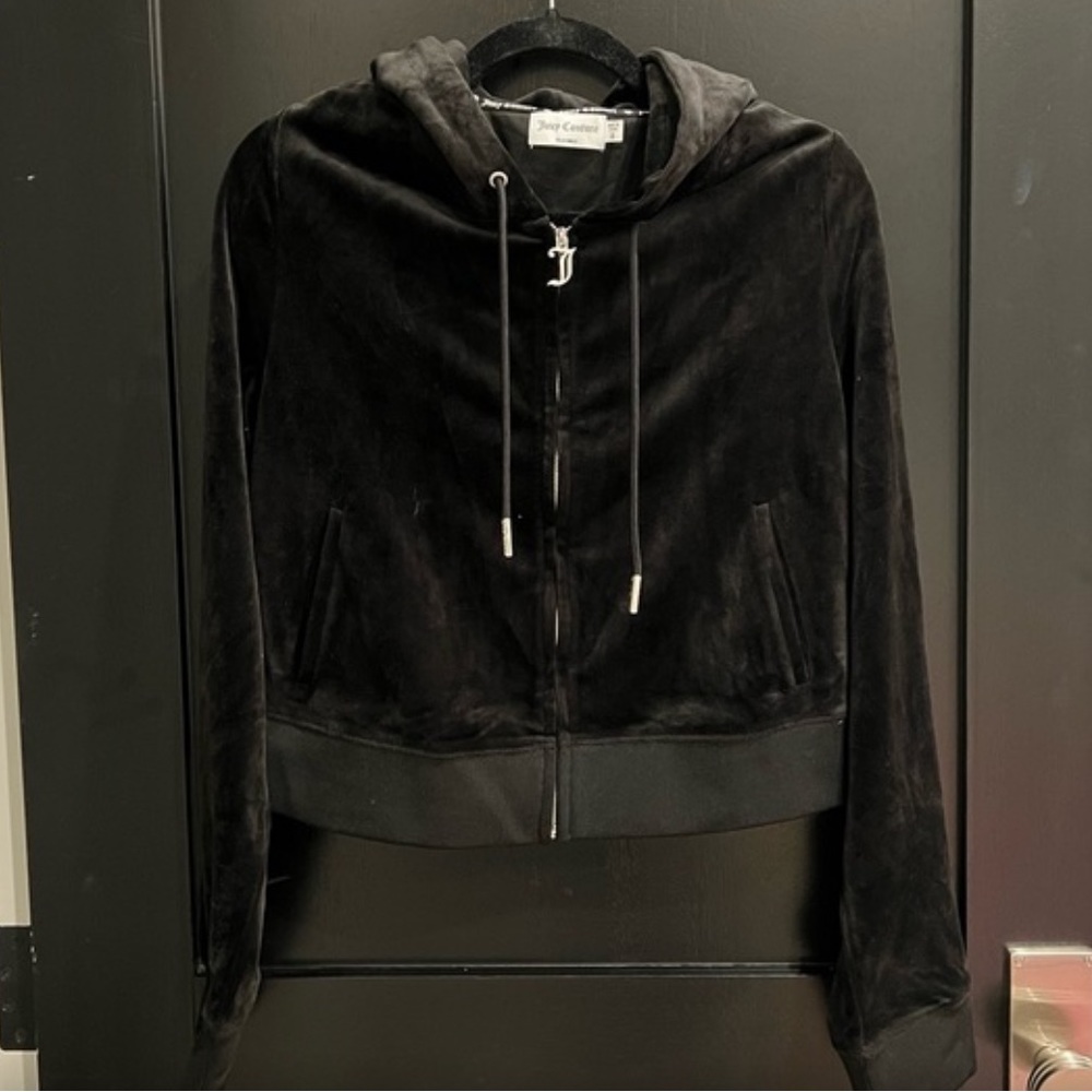 Black Juicy Couture Velor Tracksuit